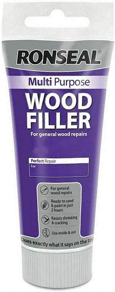 Ronseal 100G Multi-Purpose Wood Filler Tube - White