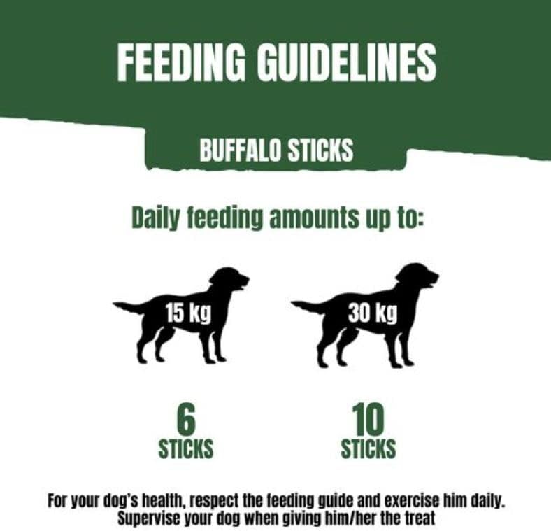 Adventuros Dog Treats Sticks Buffalo Wild 120g