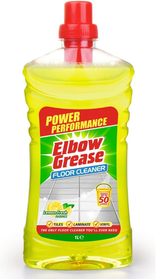 Elbow Grease Concentrated Floor Cleaner | Wood and Laminate | Lemon |  1 x 1L