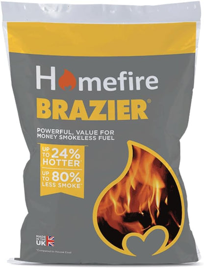Brazier Homefire Smokeless Coal | 10kg Bag