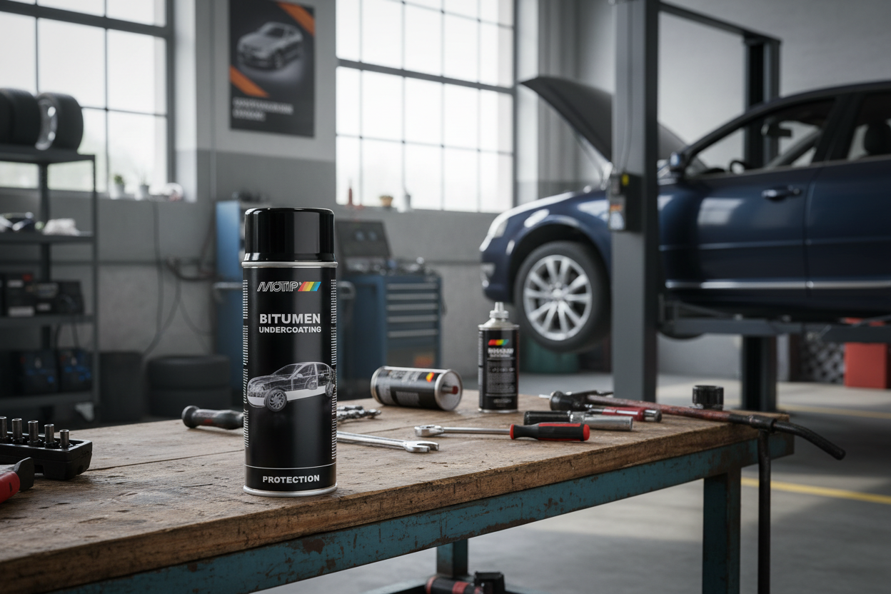 Motip Bitumen Spray | Underbody  Protection | 500ml Aerosol Spray
