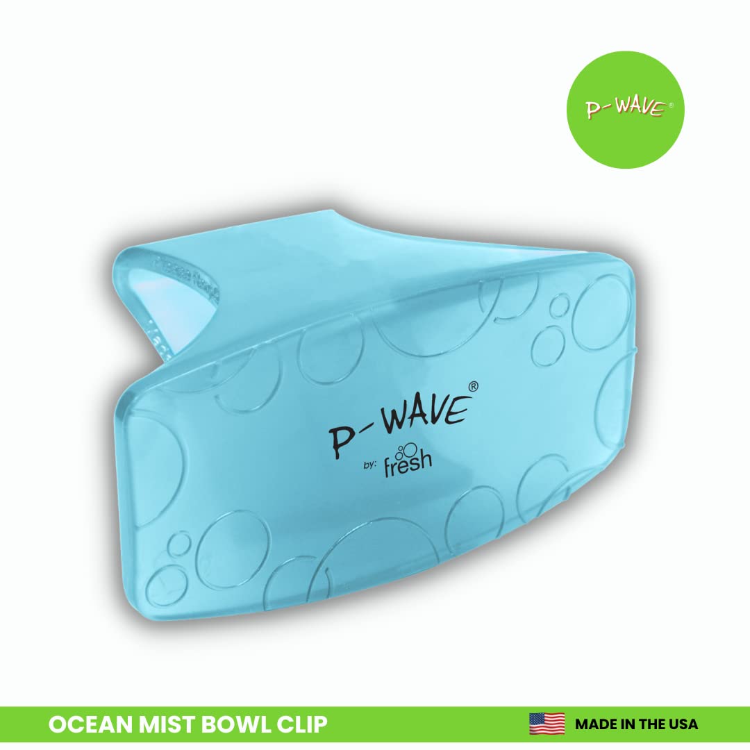 P-Wave Bowl or Rim Clip Deodoriser Supplies Proffessional Janitorial {Ocean Mist}
