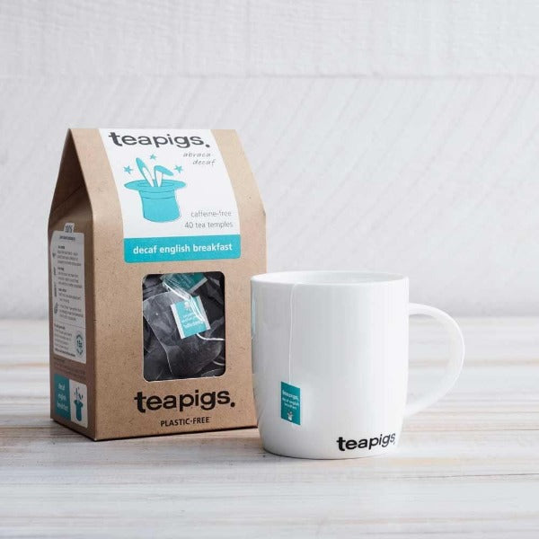 Teapigs English Breakfast Decaf Whole Leaf Tea Temples Bags 50's
