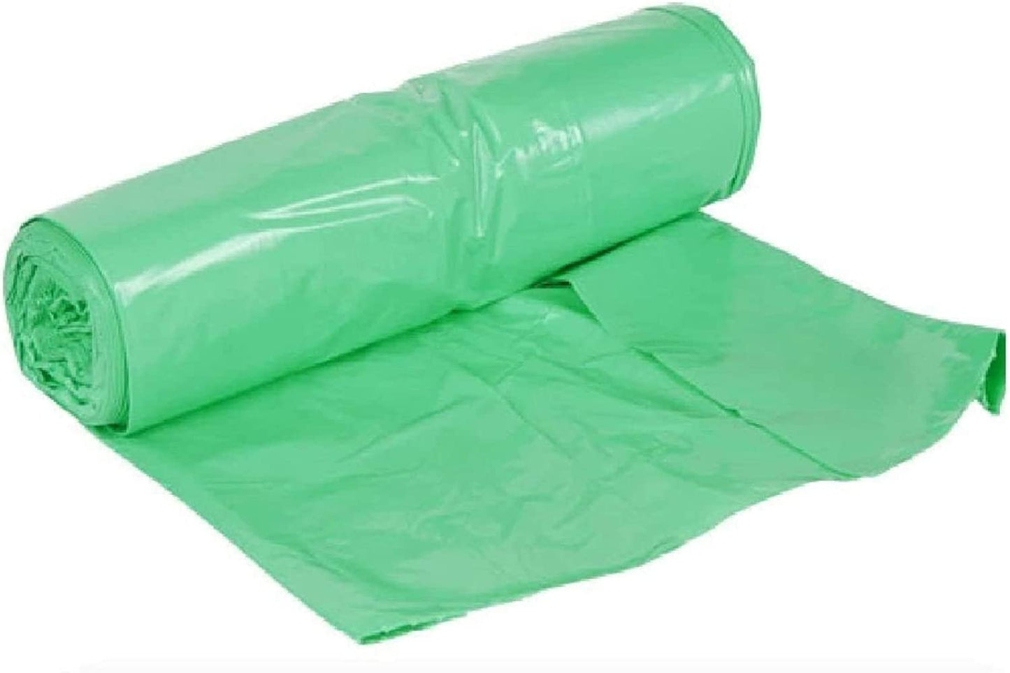 Heavy Duty Green Garden Sacks 10 Pack Handles 50L Capacity