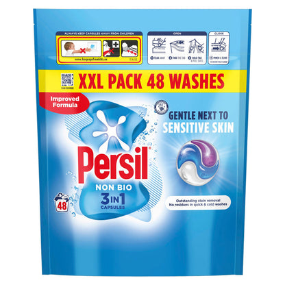 Persil Non Bio Powercaps 2 x 48 Washes | 96 Wash Offer