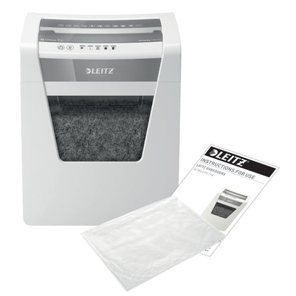 Leitz IQ Office Cross Cut Shredder 23 Litre 17 Sheet White DS 80031000