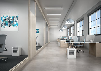 Leitz IQ Office Cross Cut Shredder 23 Litre 17 Sheet White DS 80031000