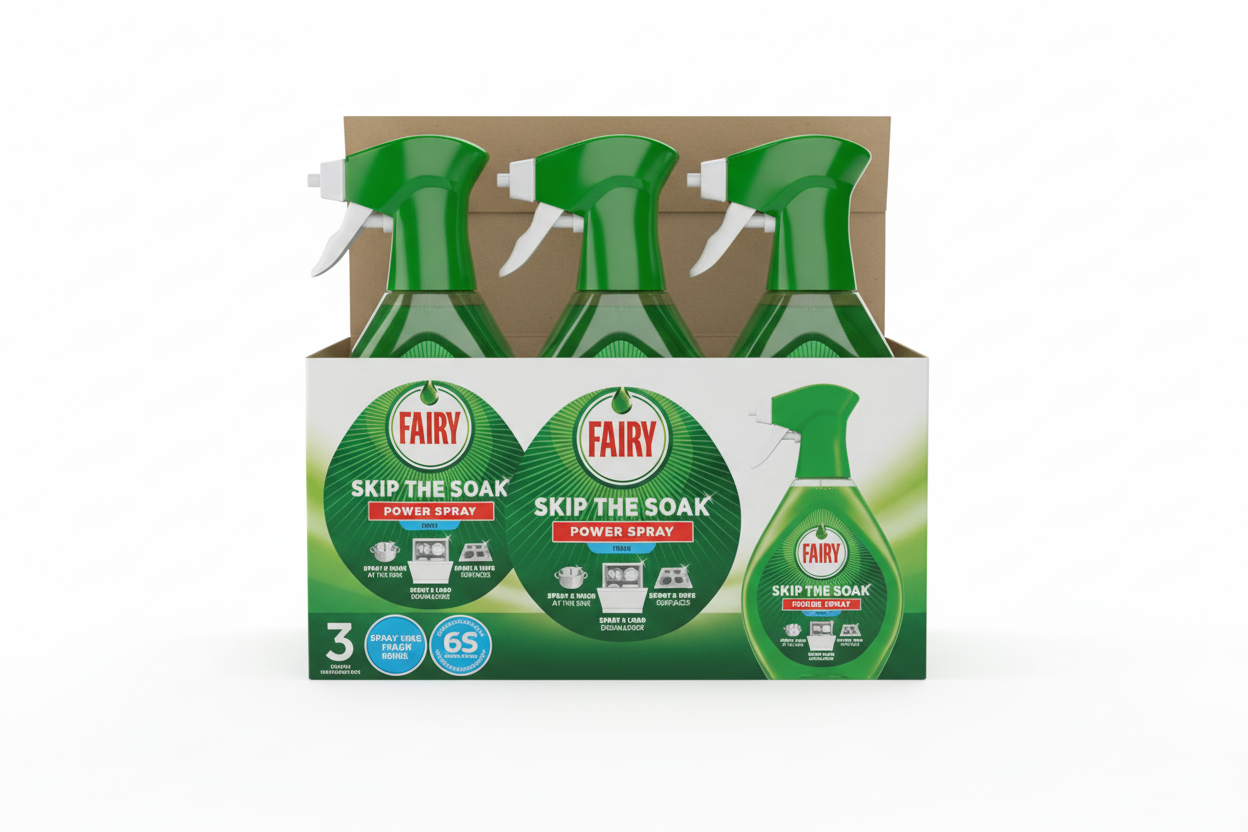 Fairy Skip The Soak Power Spray Fresh 650ml