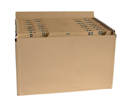 Cathedral Multi-Purpose Manilla Expanding File 16 Pocket