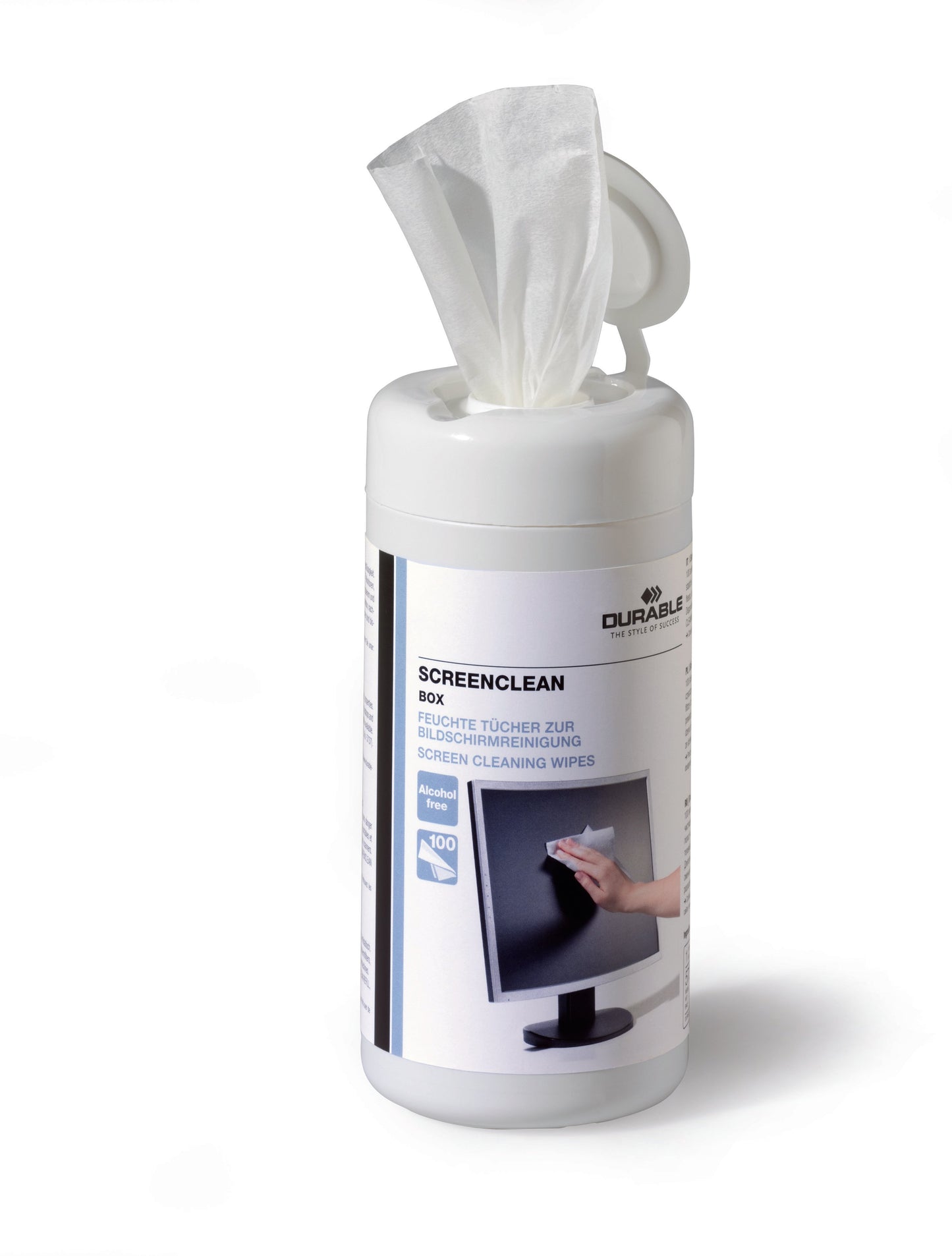 Durable Screenclean Cleaning Wipes Tub (Pack 100) 573602