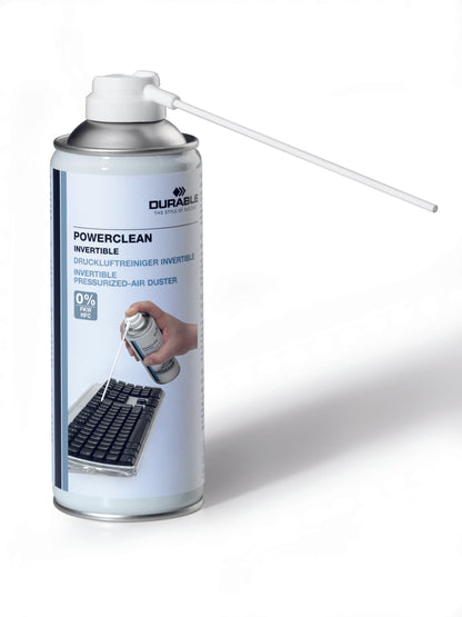 Durable Powerclean Air Spray Duster Invertible 200ml 579719