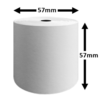 Thermal Till Rolls BPA FREE by Roll-X (Size 57x57)