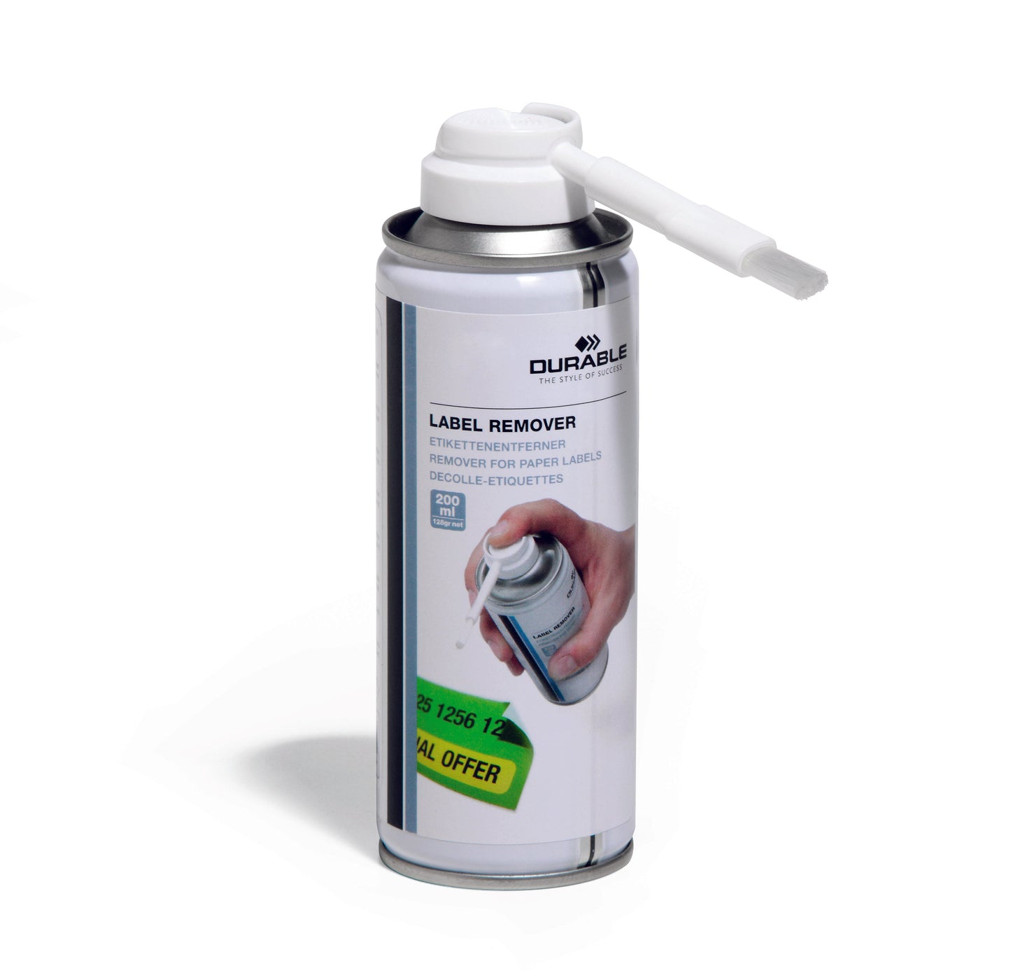 Durable Label Remover with applicator brush 200ml 586700