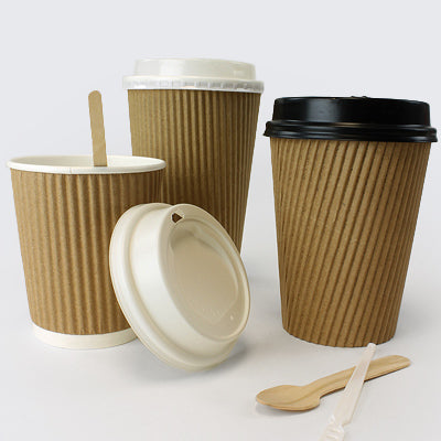 Belgravia 12oz Triple Walled Kraft Ripple Paper Cups {Lower Case Price 2025}