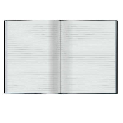 Ideal A4 Cashbook Casebound Feint 384 Pages Black 6448