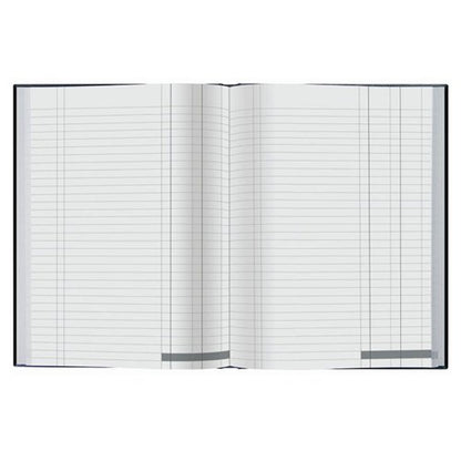 Ideal A4 Cashbook Casebound Double Cash 192 Pages Black 6424