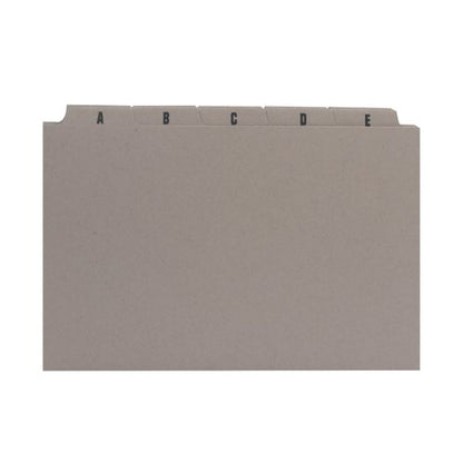 Q-Connect Guide Card 203x127mm A-Z Buff (25 Pack) KF35209