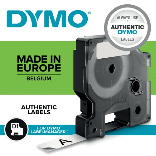 Dymo 40914 D1 LabelMaker Tape 9mm x 7m Blue on White S0720690