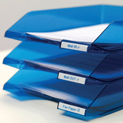 Dymo 40914 D1 LabelMaker Tape 9mm x 7m Blue on White S0720690