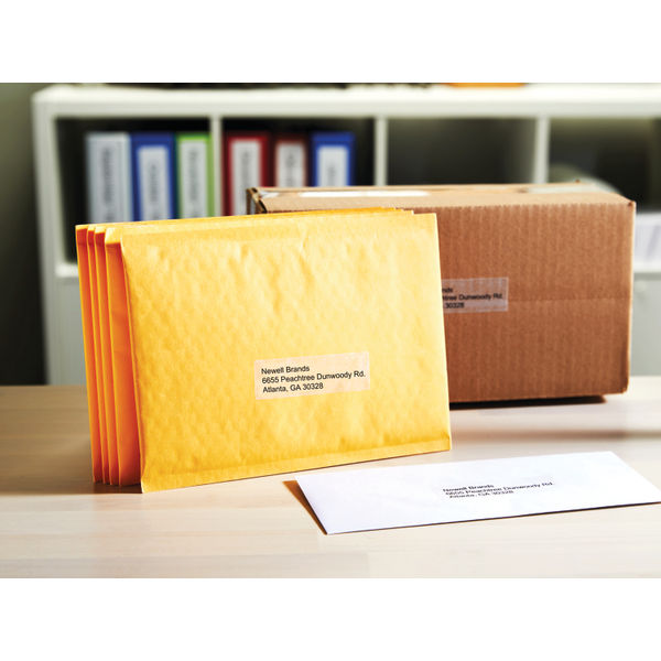 Dymo LabelWriter Large Address Label 36x89mm 260 Labels Per Roll Clear Plastic