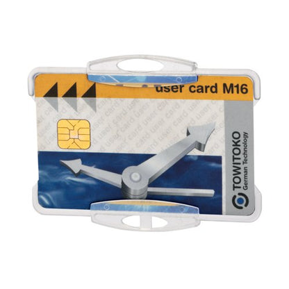 Durable Security Pass Plastic ID Card Holders for Lanyards Clear (Pack of 10) 891819