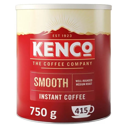 Kenco Smooth Instant Coffee Tin 750g {415 Cups}