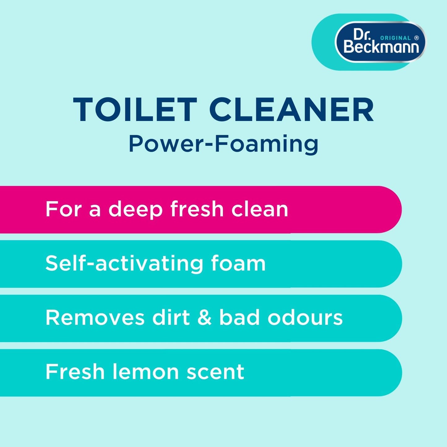 Dr. Beckmann Power-Foaming Toilet Cleaner 3x100g