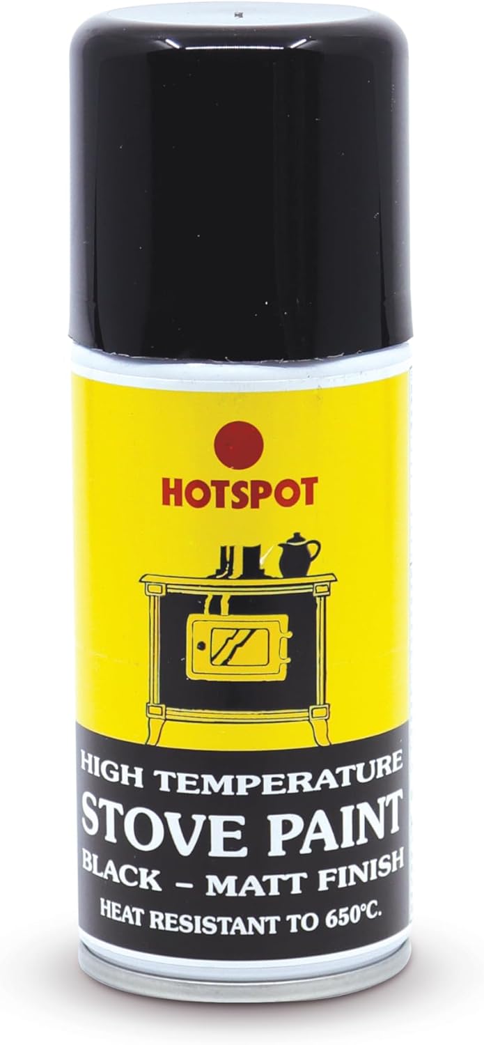 Hotspot Stove Paint Matt Black 150ml Aerosol