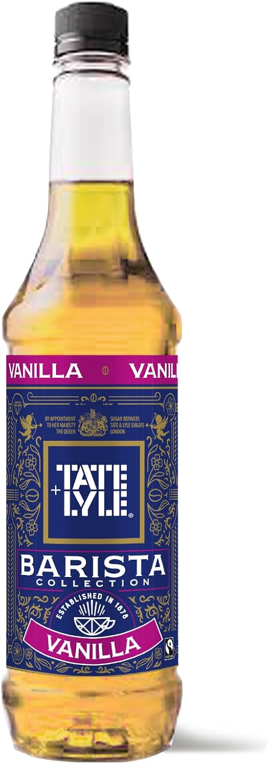 Tate & Lyle Fairtrade Vanilla Pure Cane Barista Syrup (750ml).