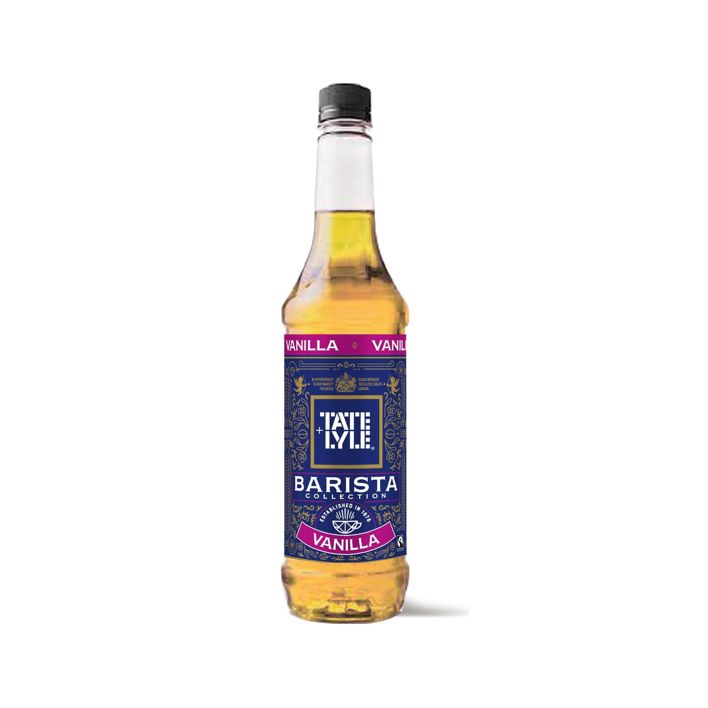 Tate & Lyle Fairtrade Vanilla Pure Cane Barista Syrup (750ml), Discounted Pump Option.