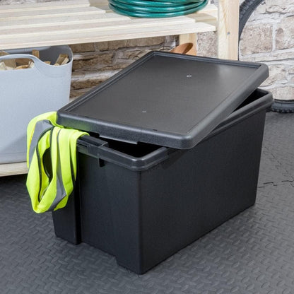 Wham Bam Black Recycled Storage Box 62 Litre