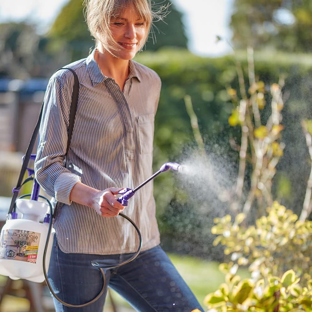 Defenders Plastic Multi-Purpose Home & Garden Pressure Sprayer With Carry Strap – 2L