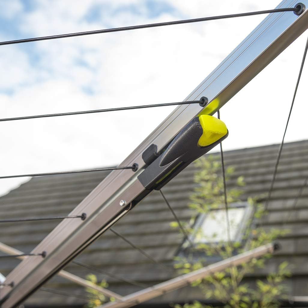 Addis Replacement Outdoor Clothes Washing Plastic PVC Line, 60m, Grey