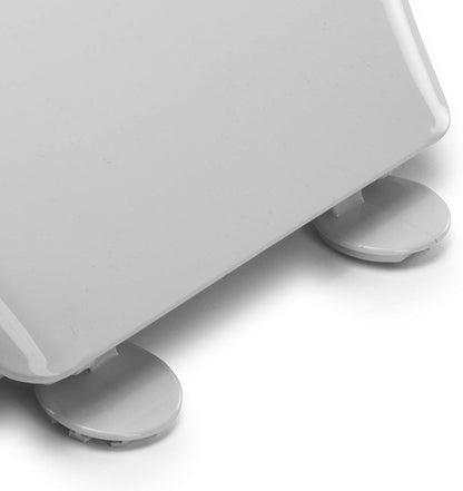 Croydex Canada Anti Bacterial Toilet Seat, White, 36 x 42.5cm