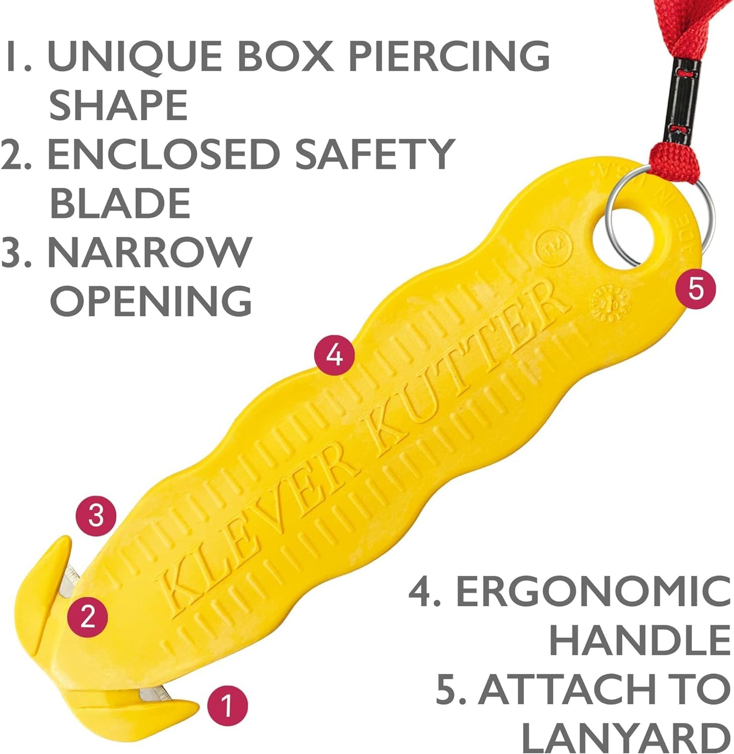 Box Cutter, Klever Kutter, 10-Pack ALL COLOURS