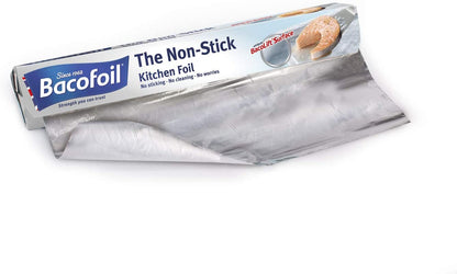 Bacofoil Kitchen, Non-stick Kitchen Foil 300mm x 5m (3 Pack Bundle)