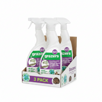 Grazers Cabbage White Butterflies, Caterpillars & Aphid | Ready To Use | 1 x 750ml Spray