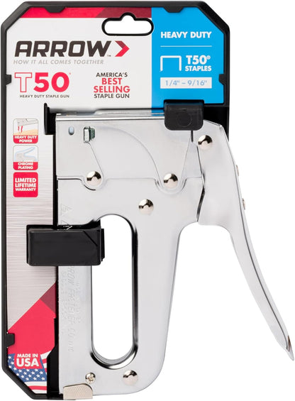 Arrow AT50 Heavy Duty Staple Gun | 1 x Staple Gun