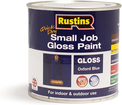 Rustins Small Job Gloss Paint Oxford Blue 250Ml