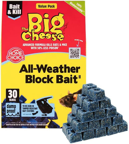 The Big Cheese All Weather Block Bait 30x10g (STV213)