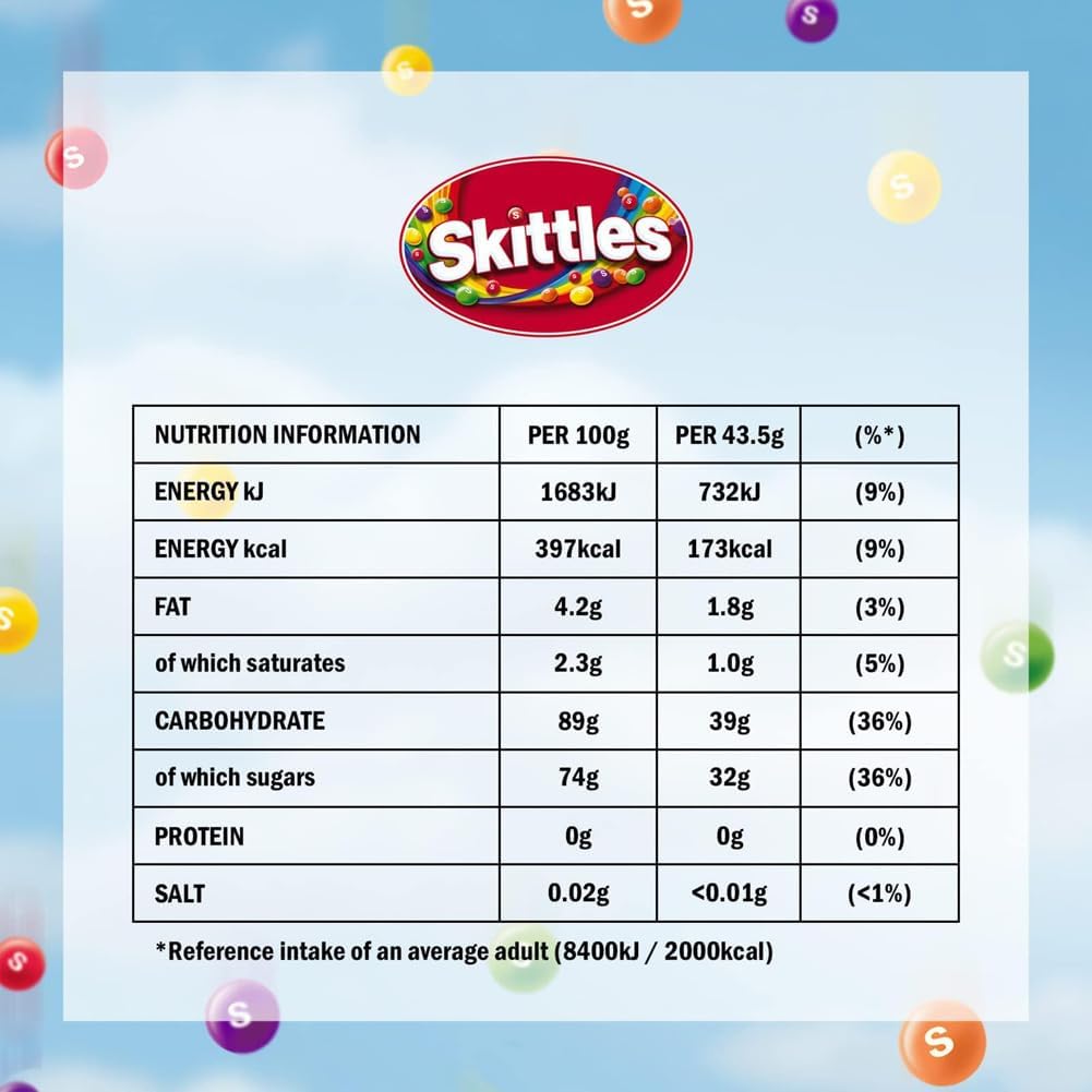 Skittles Sweets Bag, Fruit Flavoured | 1 Kilo Bag | Vegan