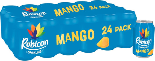 Rubicon Sparkling Mango Drink | 24 x 330ml Cans