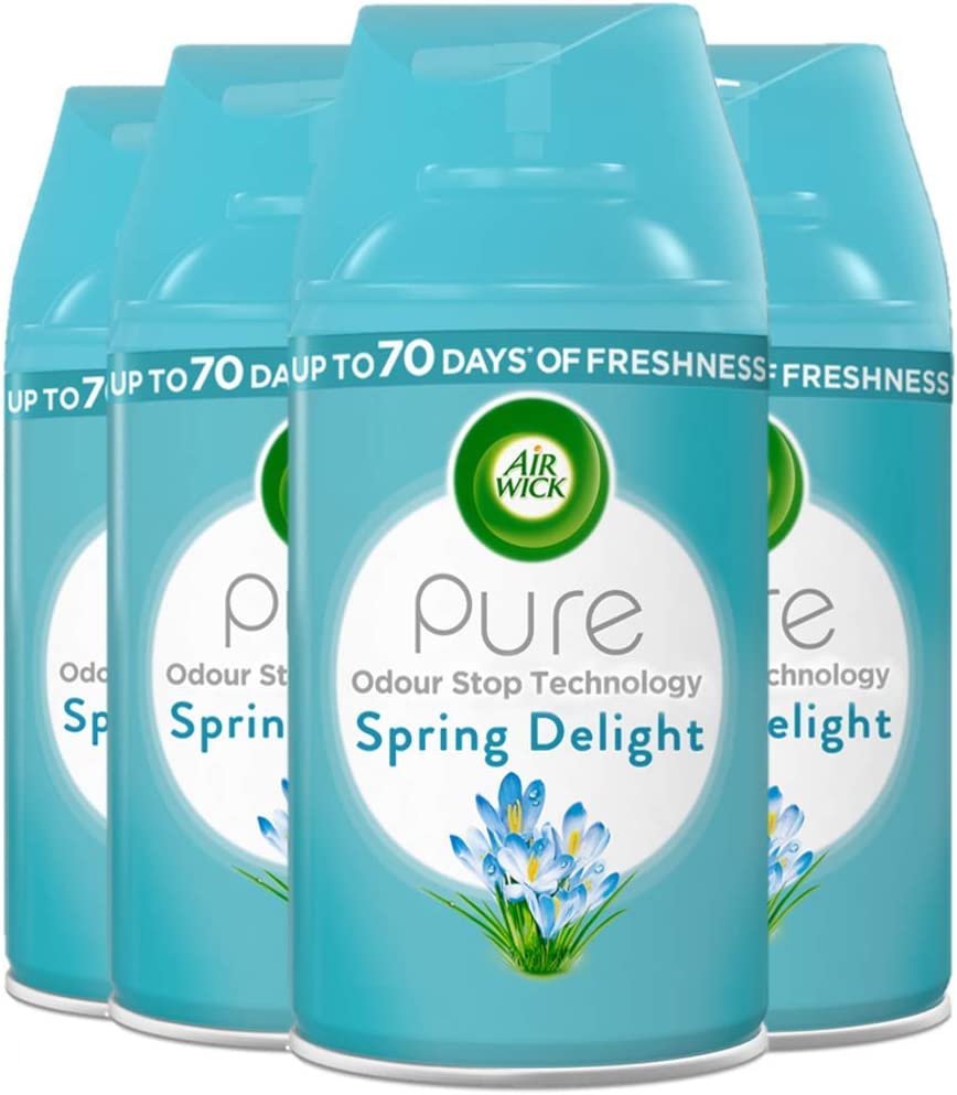 Air Wick Air Freshener, Freshmatic Pure Auto Spray, Spring Delight, Refill 250 ml,