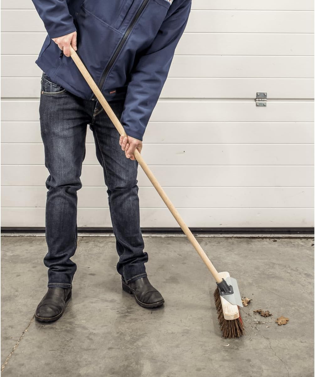 Charles Bentley 16" Utility Brush with Scraper | Dual Bristles for any Job.