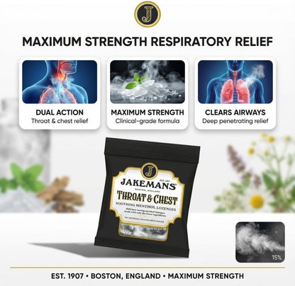 Jakemans Throat & Chest Lozenges 73g