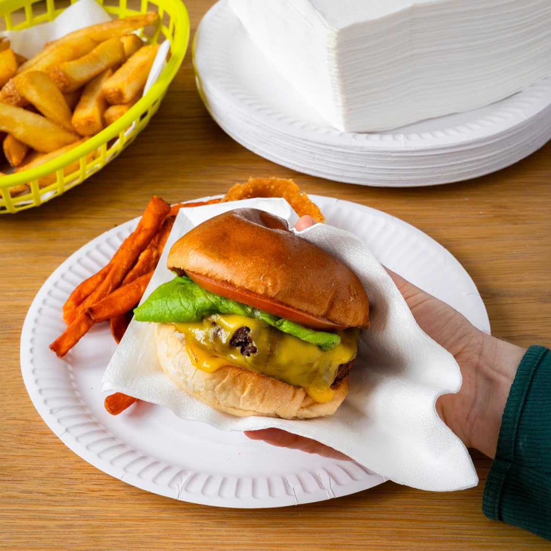 Bulky Soft Napkins White 100 2Ply 40cm x 40cm