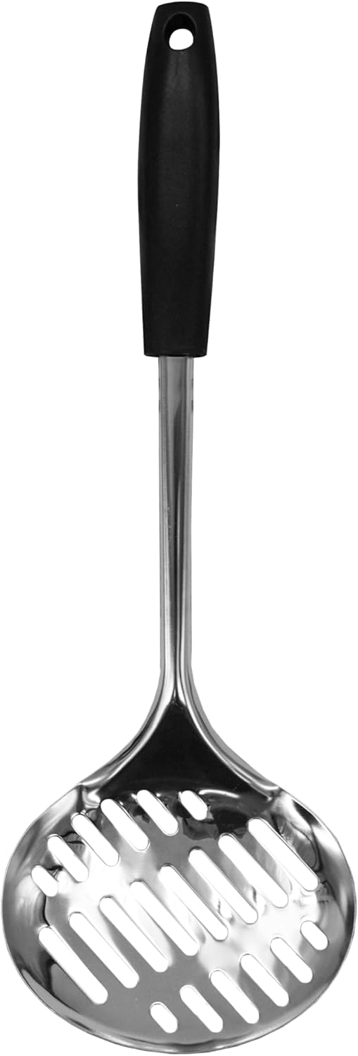Fackelmann Initial Skimmer Stainless Steel With PP Plastic Handle, 34.5Cm