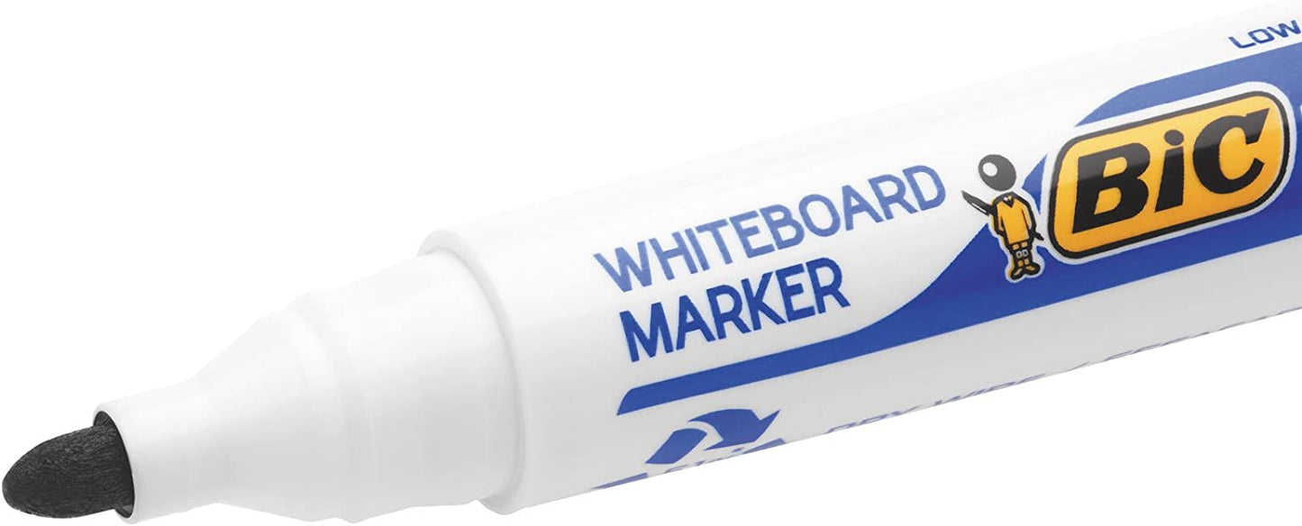 Bic Velleda 1701 Whiteboard Marker Bullet Tip Black (12 Pack) 1199170109 - UK BUSINESS SUPPLIES