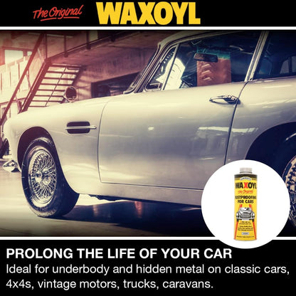 Hammerite Waxoyl Car Underseal And Rust Protection  Waxoyl Clear 1Ltr