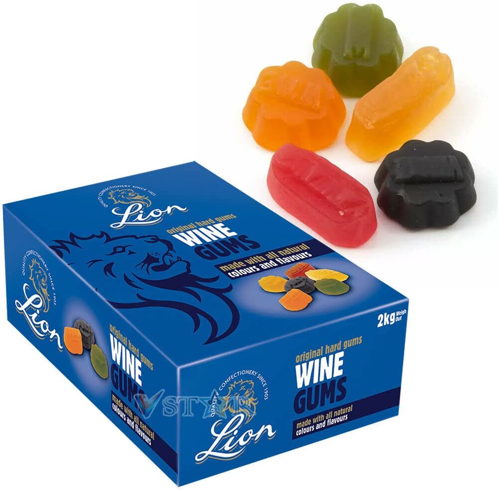 Lion Famous Original Wine Gums - 2kg Box